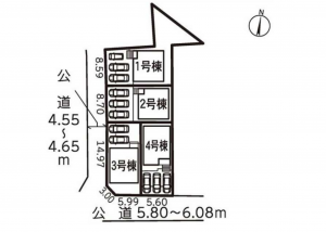 豊田市東新町、新築一戸建ての画像です