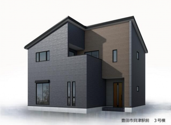 豊田市貝津町、新築一戸建ての画像です