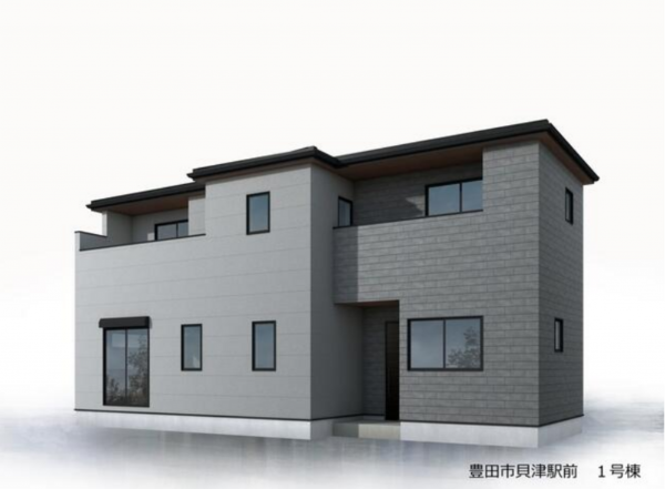 豊田市貝津町、新築一戸建ての画像です