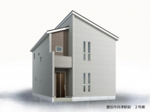 豊田市貝津町、新築一戸建ての画像です