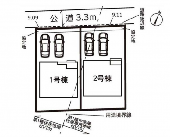 豊田市前山町、新築一戸建ての画像です