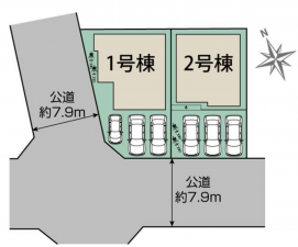 豊田市高上、新築一戸建ての画像です