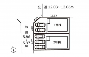 豊田市志賀町、新築一戸建ての画像です