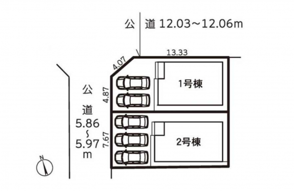 豊田市志賀町、新築一戸建ての画像です