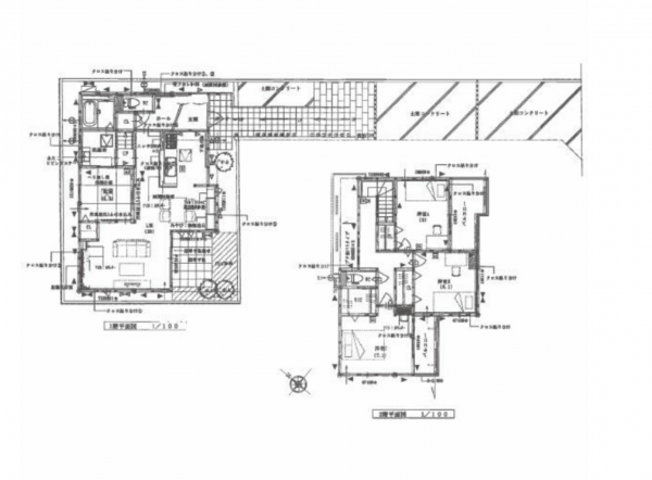 豊田市鴛鴨町、中古一戸建ての間取り画像です