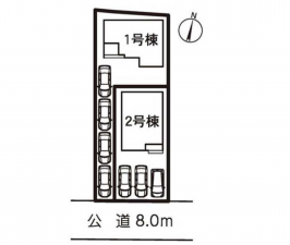 豊田市陣中町、新築一戸建ての画像です