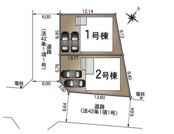 豊田市住吉町、新築一戸建ての画像です
