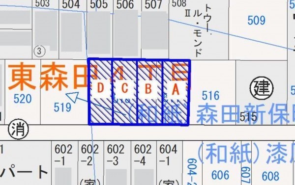 福井市東森田、土地の画像です