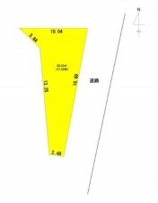 福井市下森田本町、土地の間取り画像です
