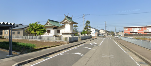 福井市高柳、土地の前面道路を含む現地写真画像です