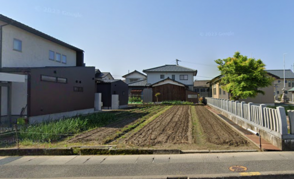 福井市高柳、土地の外観画像です