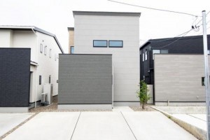 福井市上野本町、新築一戸建ての外観画像です