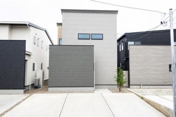 福井市上野本町、新築一戸建ての外観画像です