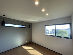 福井市上野本町、新築一戸建ての寝室画像です