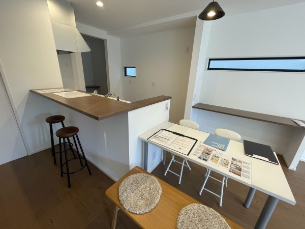 福井市上野本町、新築一戸建てのキッチン画像です