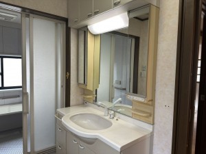 坂井市丸岡町猪爪、中古一戸建ての洗面画像です