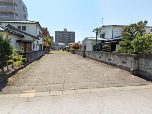 福井市文京、土地の前面道路を含む現地写真画像です