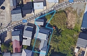 福井市舟橋町、土地の間取り画像です