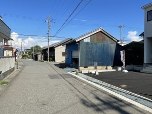 福井市八重巻中町、新築一戸建ての外観画像です