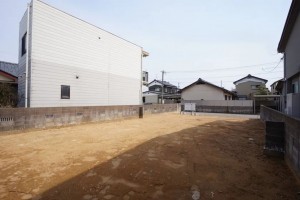 福井市大宮、土地の前面道路を含む現地写真画像です