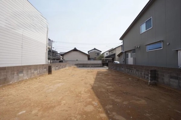 福井市大宮、土地の前面道路を含む現地写真画像です