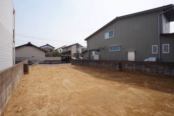 福井市大宮、土地の前面道路を含む現地写真画像です