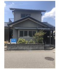 福井市灯明寺、土地の前面道路を含む現地写真画像です