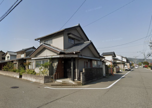 福井市灯明寺、土地の前面道路を含む現地写真画像です