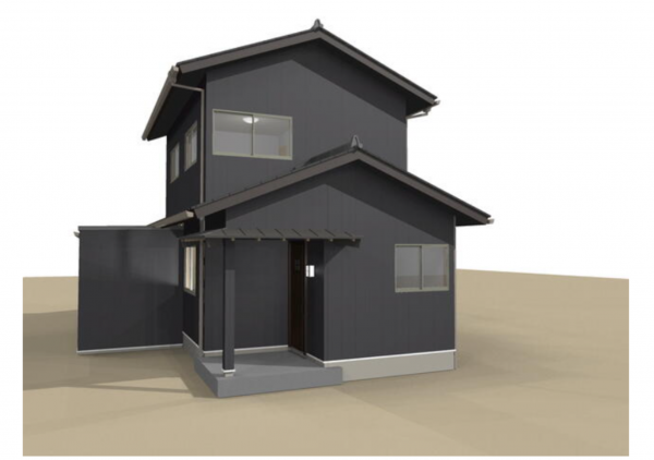 福井市つくし野、中古一戸建ての外観画像です