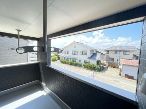 坂井市春江町江留上、新築一戸建てのバルコニー画像です