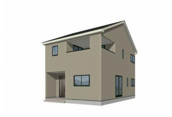 福井市光陽、新築一戸建ての完成予想図（外観）画像です