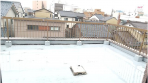 福井市手寄、中古一戸建てのバルコニー画像です