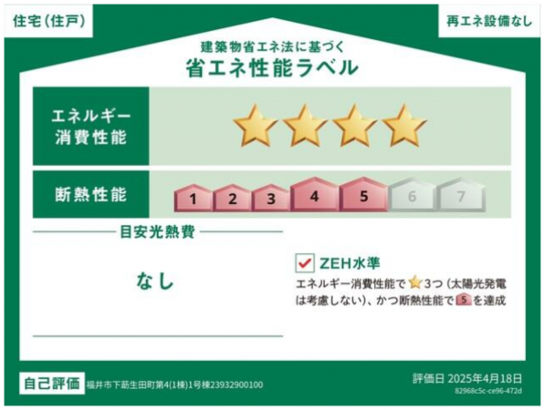 福井市下莇生田町、新築一戸建てのその他画像です