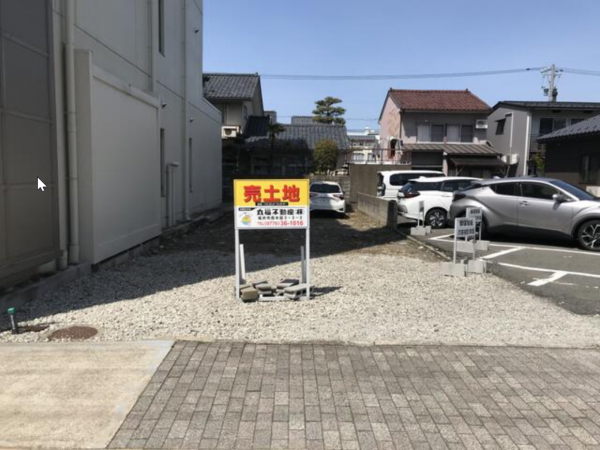 福井市松本、土地の外観画像です