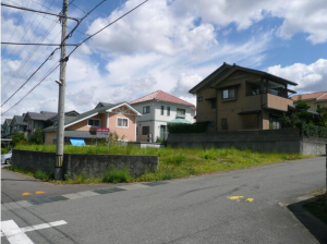 福井市志津が丘、土地の外観画像です