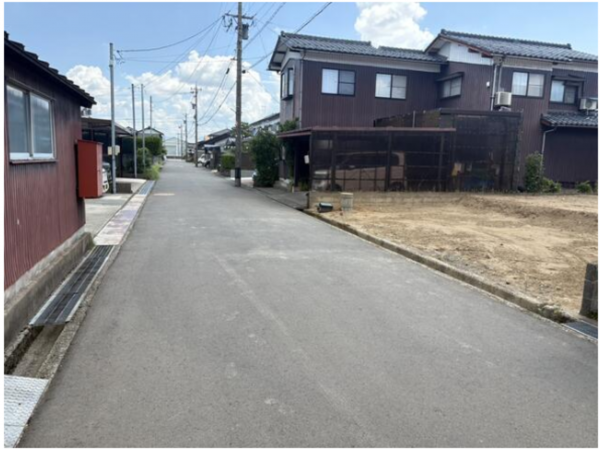 坂井市春江町高江、土地の外観画像です