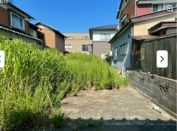 福井市上北野、土地の間取り画像です