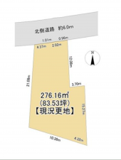 坂井市坂井町下兵庫、土地の間取り画像です