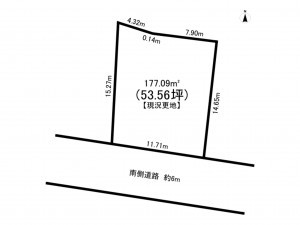 坂井市坂井町下兵庫、土地の間取り画像です