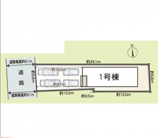 福井市花月、新築一戸建ての画像です