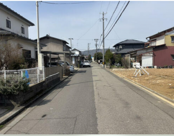 福井市若杉町、土地の画像です