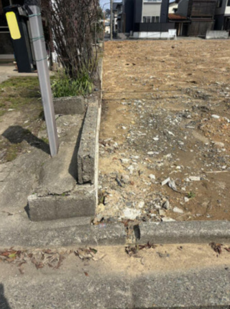 福井市若杉町、土地の画像です
