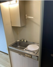 福井市四ツ井、マンションのキッチン画像です