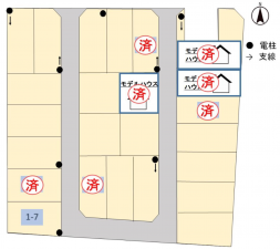 福井市二の宮、土地の間取り画像です