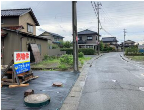 坂井市春江町正蓮花、土地の周辺画像画像です