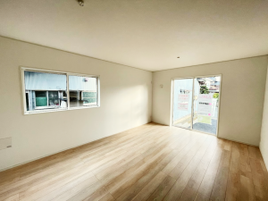 坂井市丸岡町城北、新築一戸建ての居間画像です