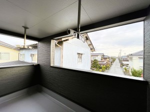 坂井市丸岡町城北、新築一戸建てのバルコニー画像です