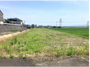 福井市帆谷町、土地の画像です