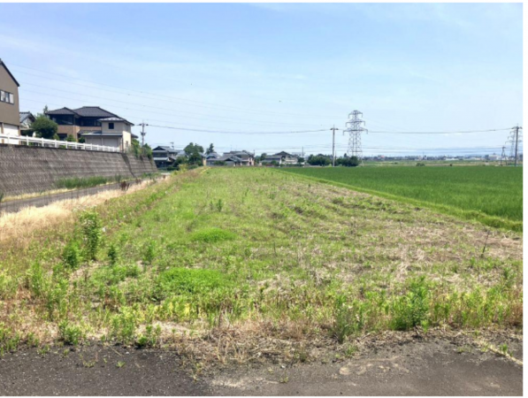 福井市帆谷町、土地の画像です