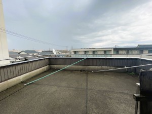 福井市大宮、中古一戸建てのバルコニー画像です